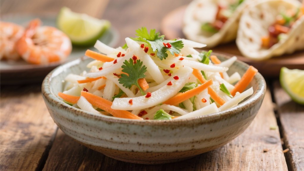 jicama slaw enhances tacos