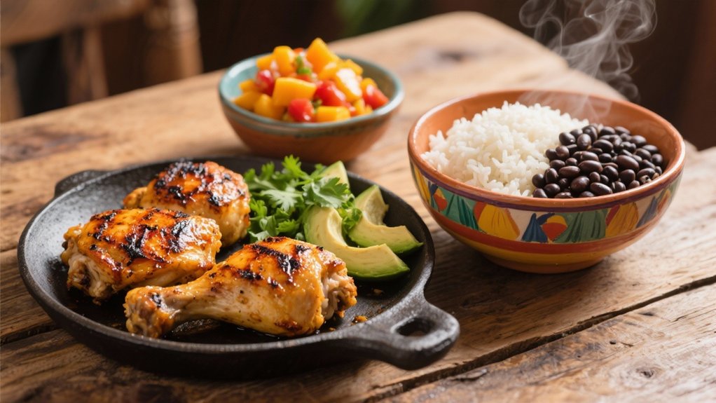 juicy grilled chicken thighs