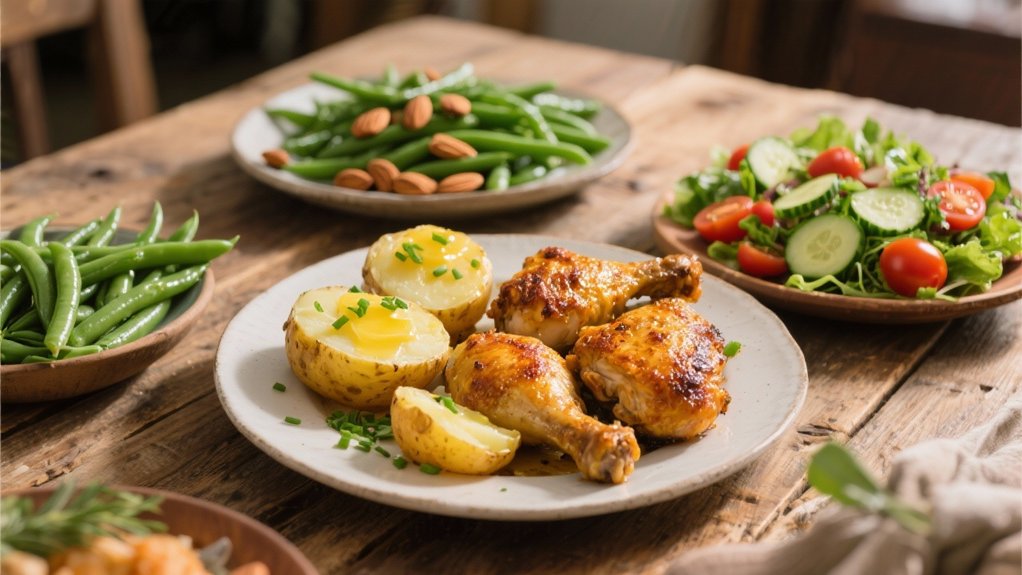 juicy roasted chicken thighs