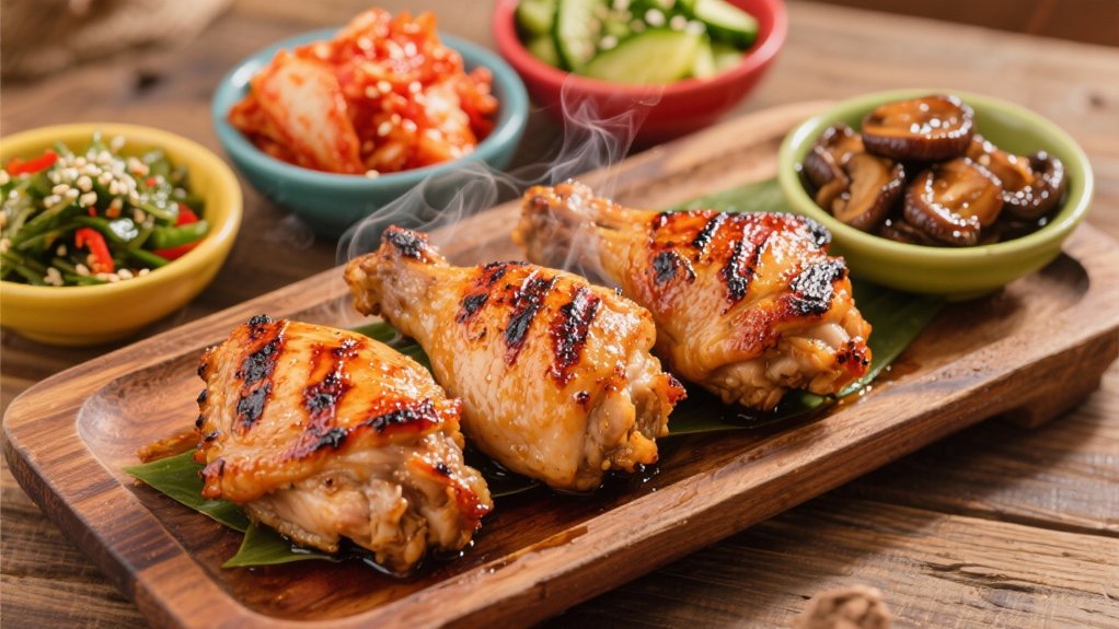 juicy smoky grilled chicken
