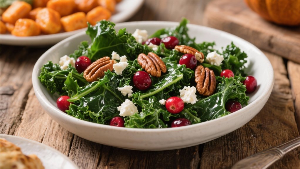 kale cranberry salad delight