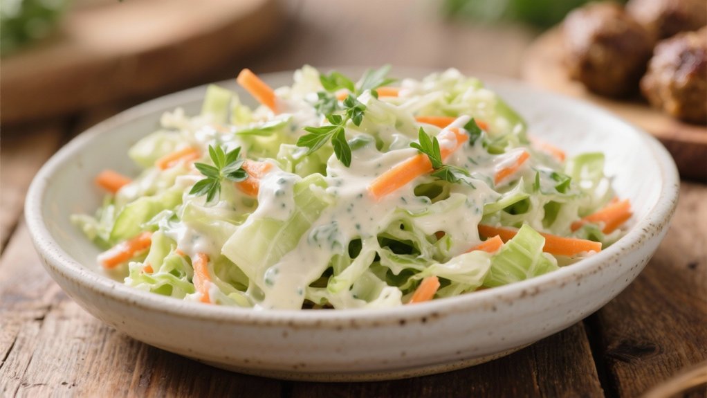 keto coleslaw with ranch