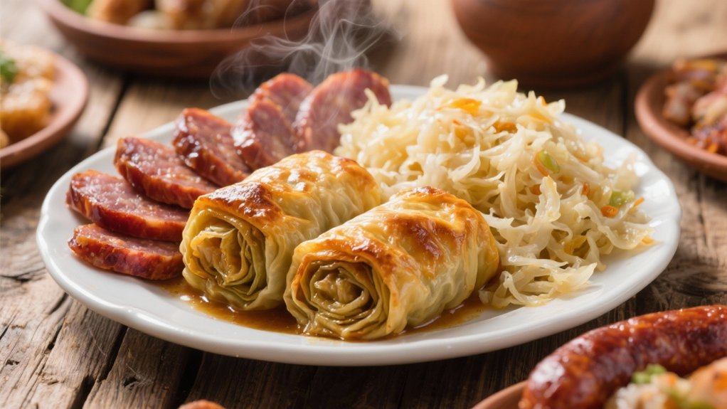 kielbasa and sauerkraut delight