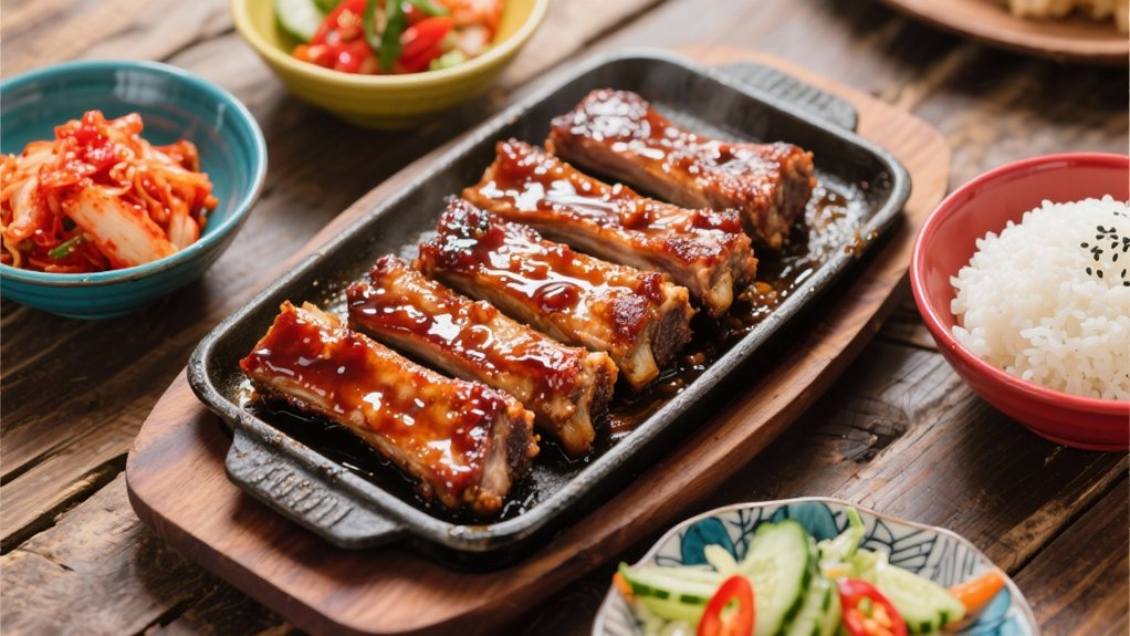 kimchi enhances korean barbecue