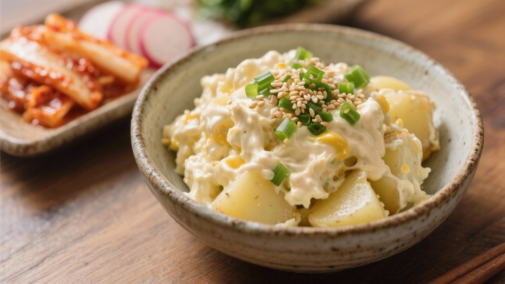 korean fusion potato salad
