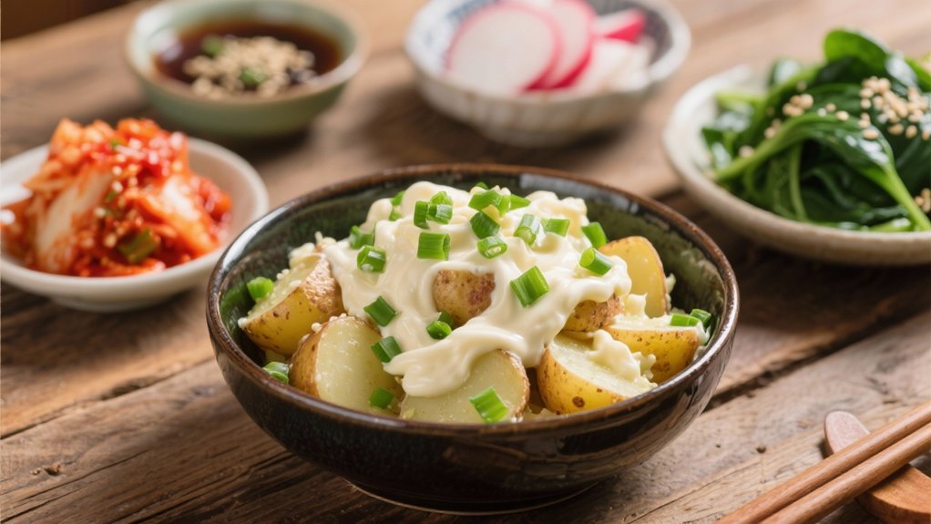 korean fusion potato salad