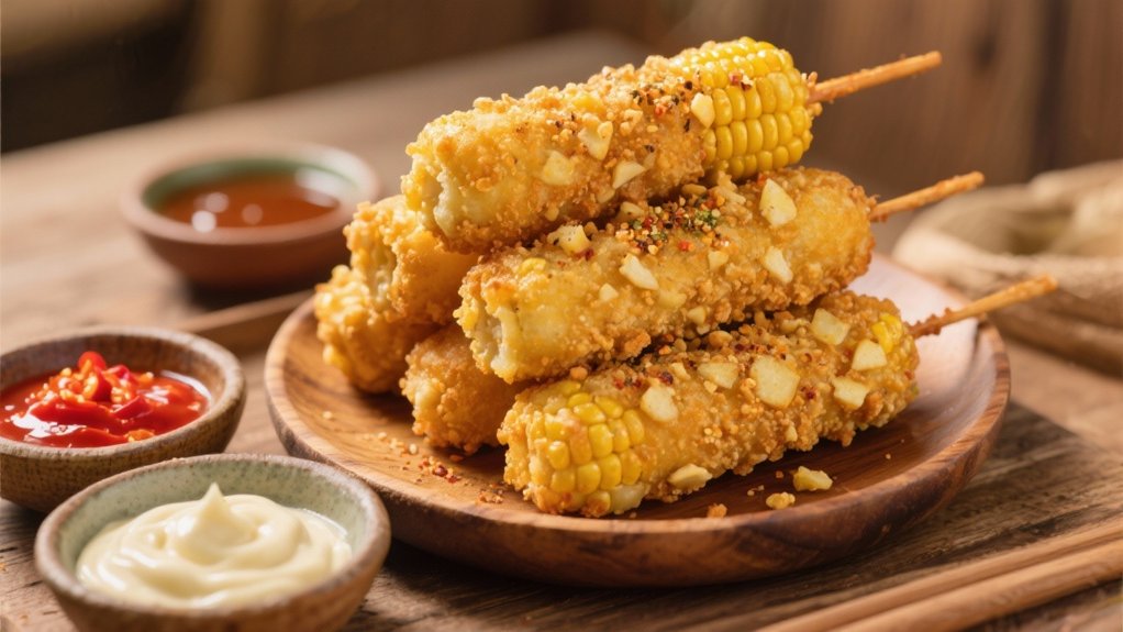 korean potato corn dogs