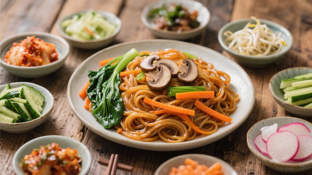 korean side dish variety
