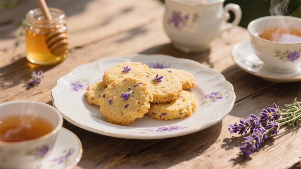 lavender infused buttery cookies