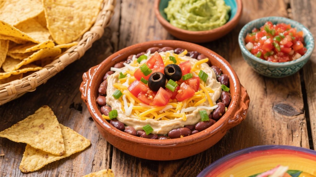 layered bean dip masterpiece