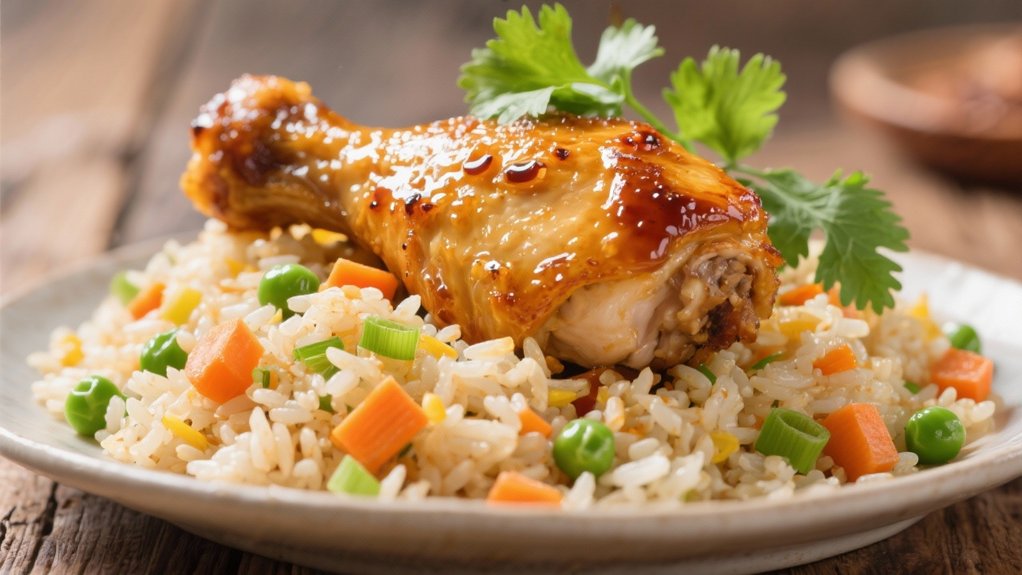 leftover rice becomes delicious
