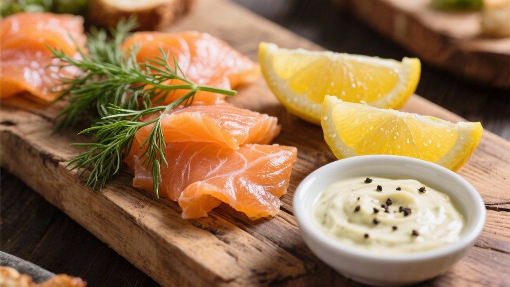 lemon and horseradish pairing