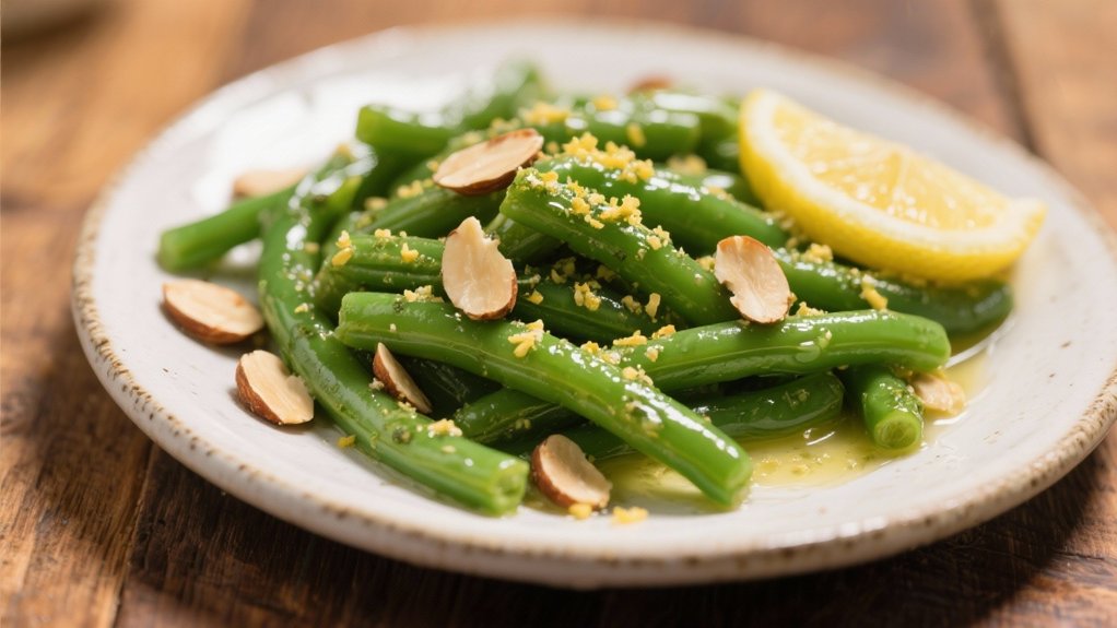 lemon butter green beans