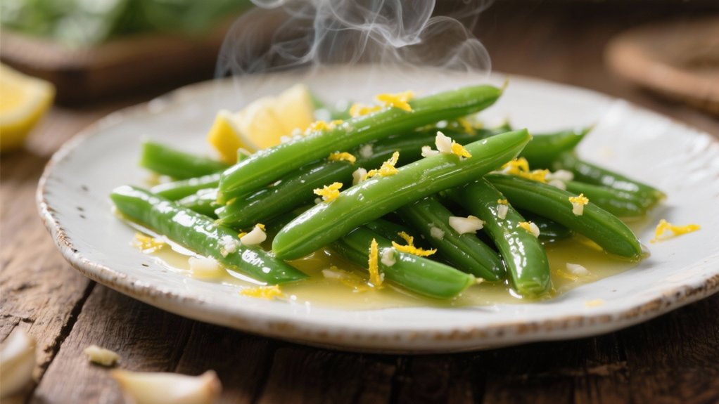 lemon butter green beans