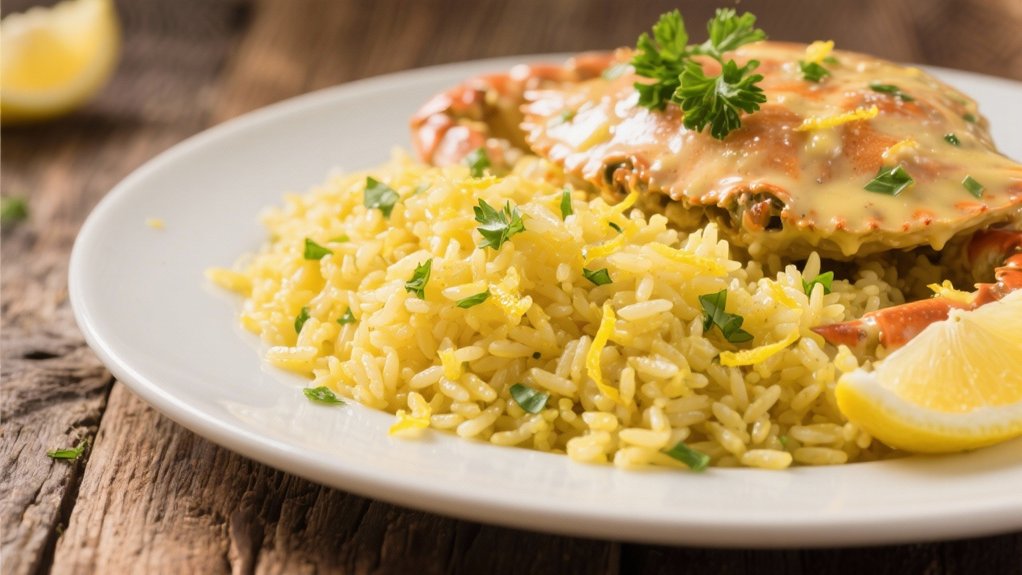 lemon butter rice pilaf