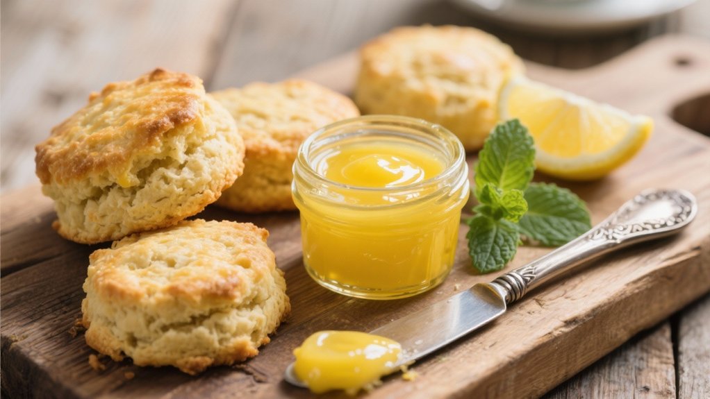 lemon curd elevates scones