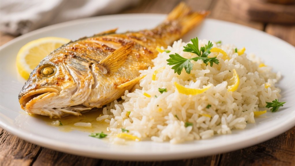 lemon flavored rice pilaf