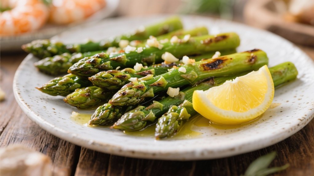 lemon garlic asparagus perfection