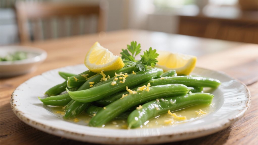 lemon garlic butter green beans