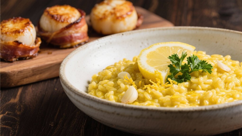 lemon garlic risotto elegance