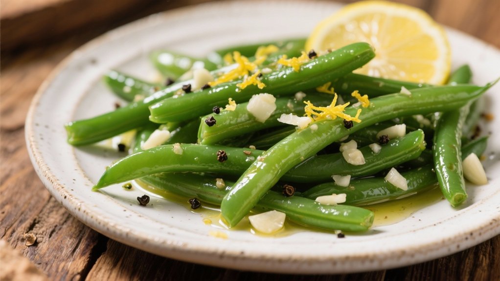 lemon garlic saut ed green beans