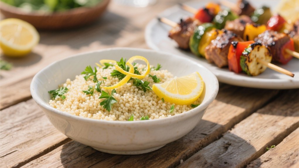 lemon herb infused couscous