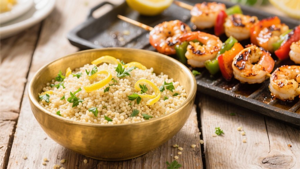lemon herb infused couscous