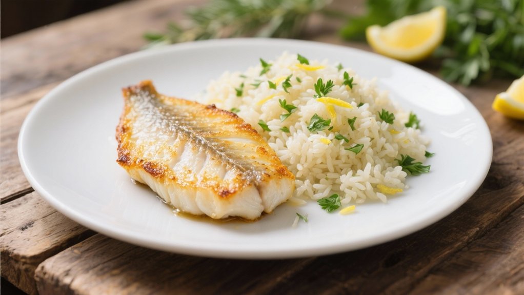lemon herb infused rice pilaf