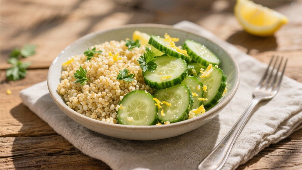 lemon herb quinoa delight
