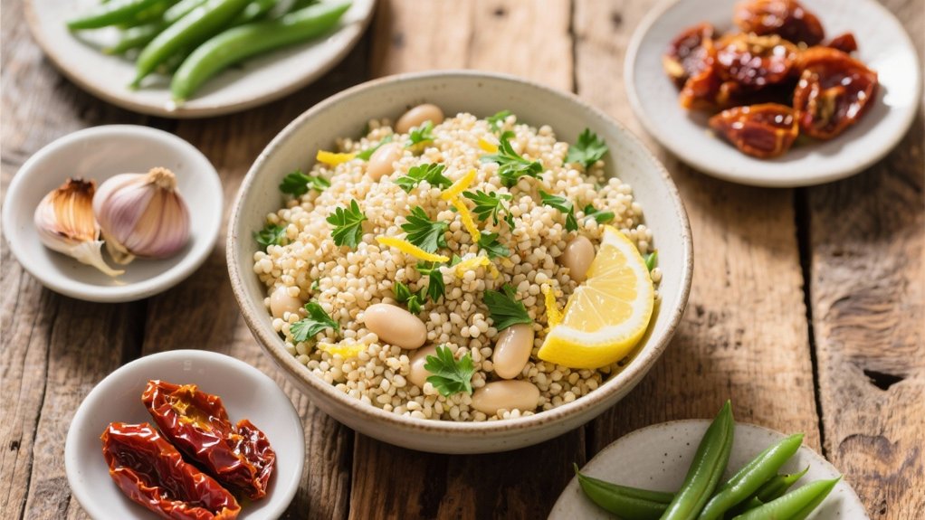 lemon herb quinoa delight