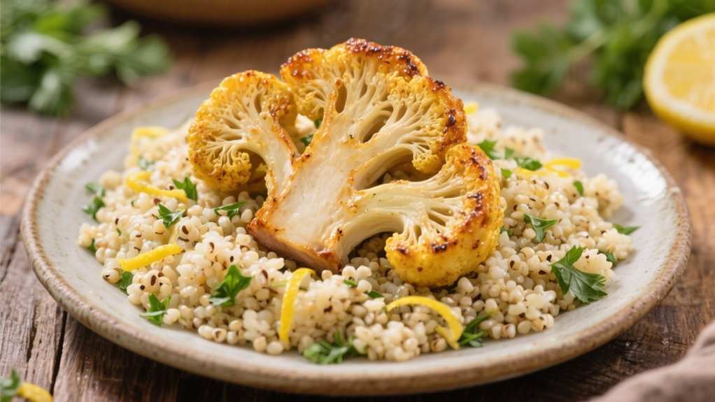 lemon herb quinoa pilaf