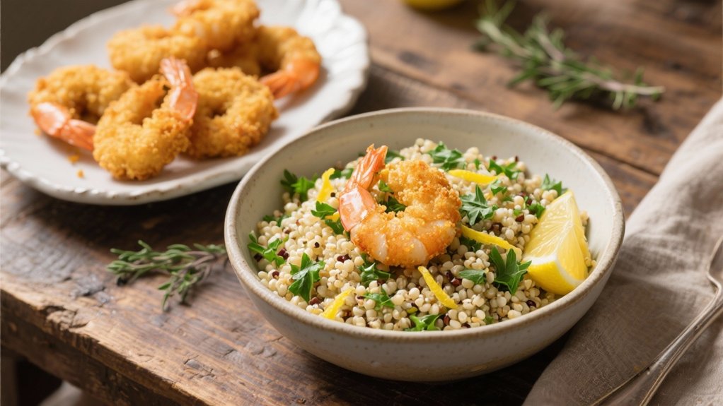 lemon herb quinoa salad