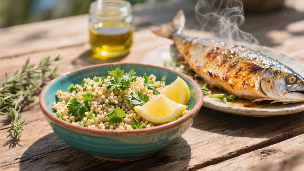 lemon herb quinoa salad