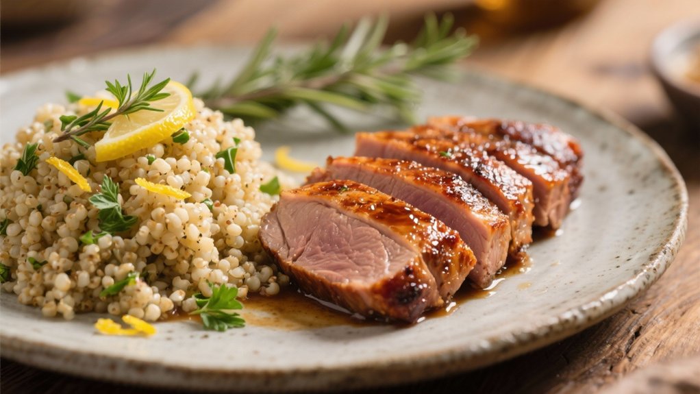 lemon herb quinoa side dish