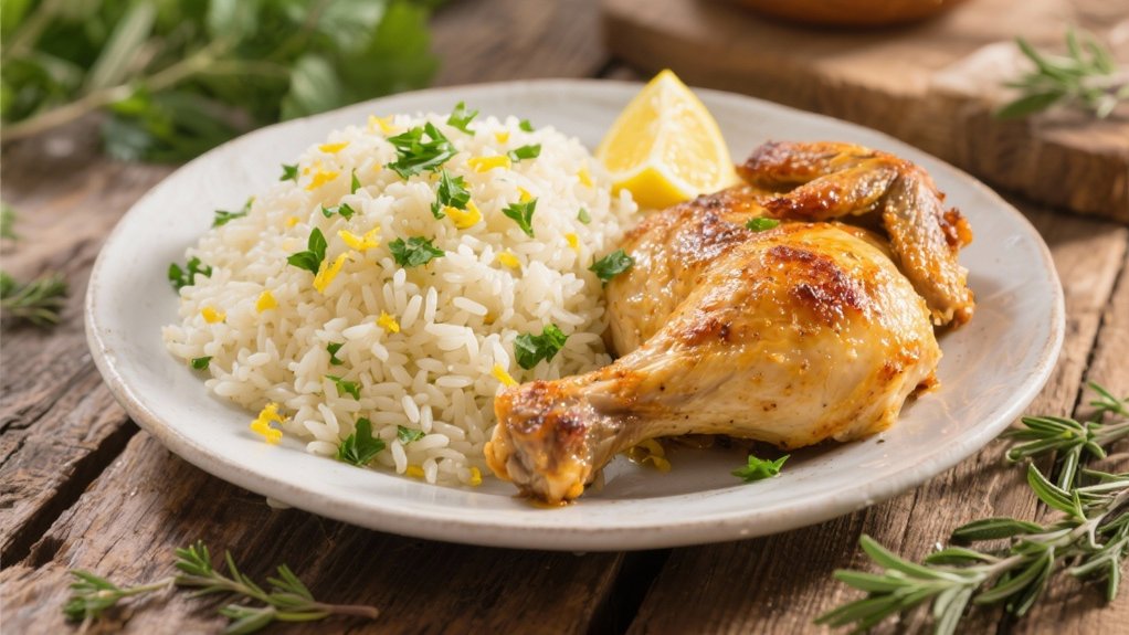lemon herb rice pilaf