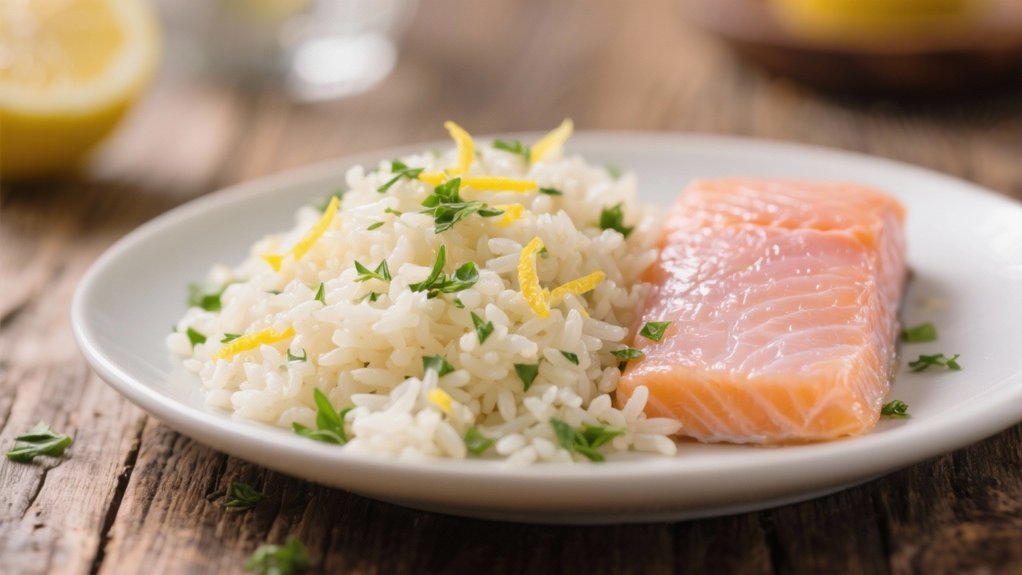 lemon herb rice pilaf