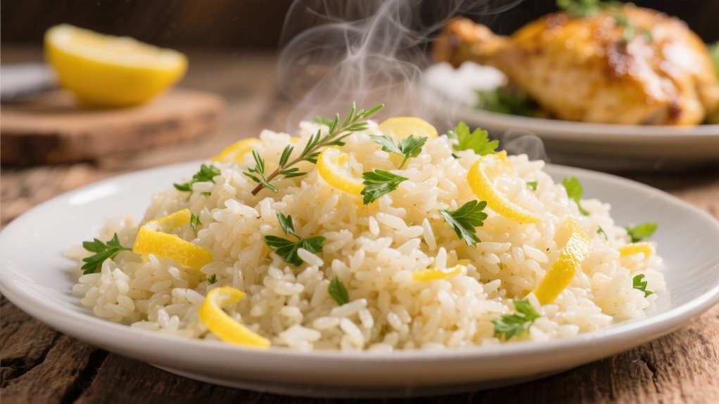 lemon herb rice pilaf