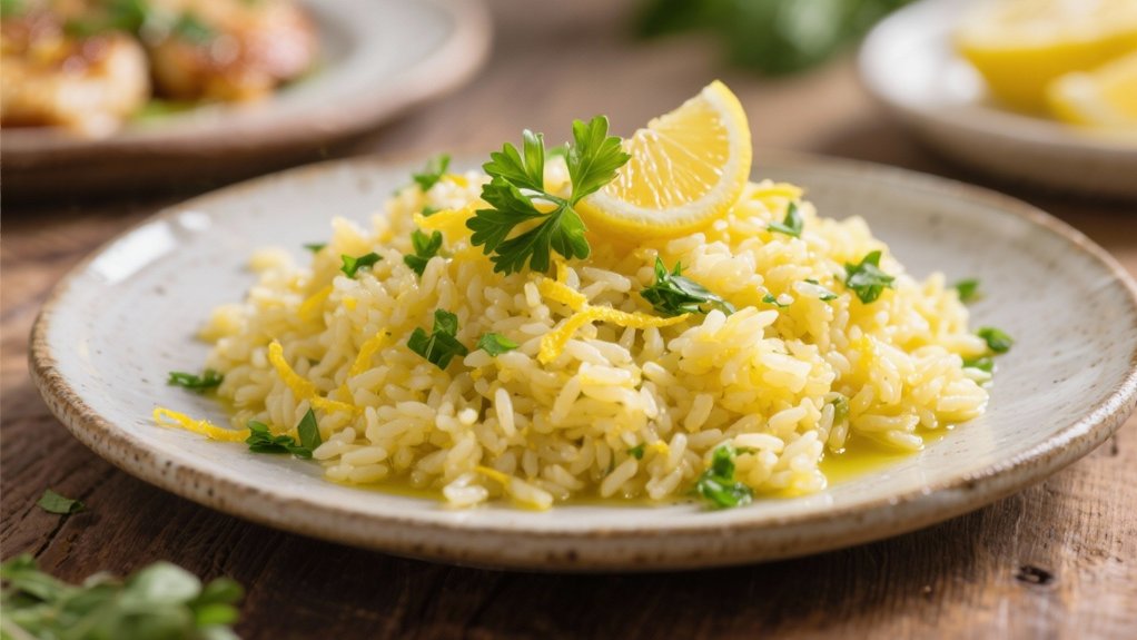 lemon herb rice pilaf