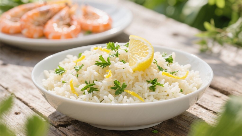 lemon herb rice pilaf