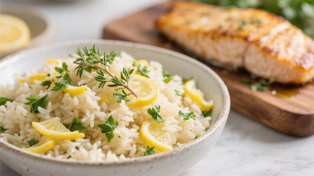 lemon herb rice pilaf