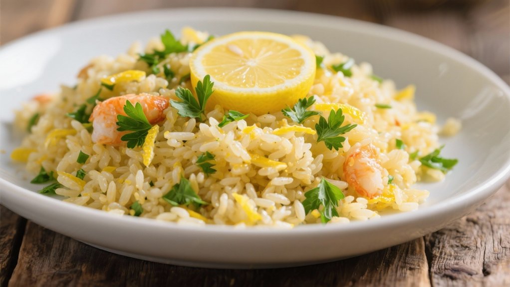 lemon herb rice pilaf