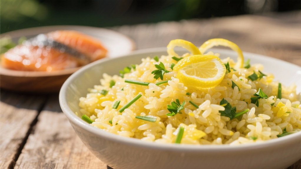 lemon herb rice side dish