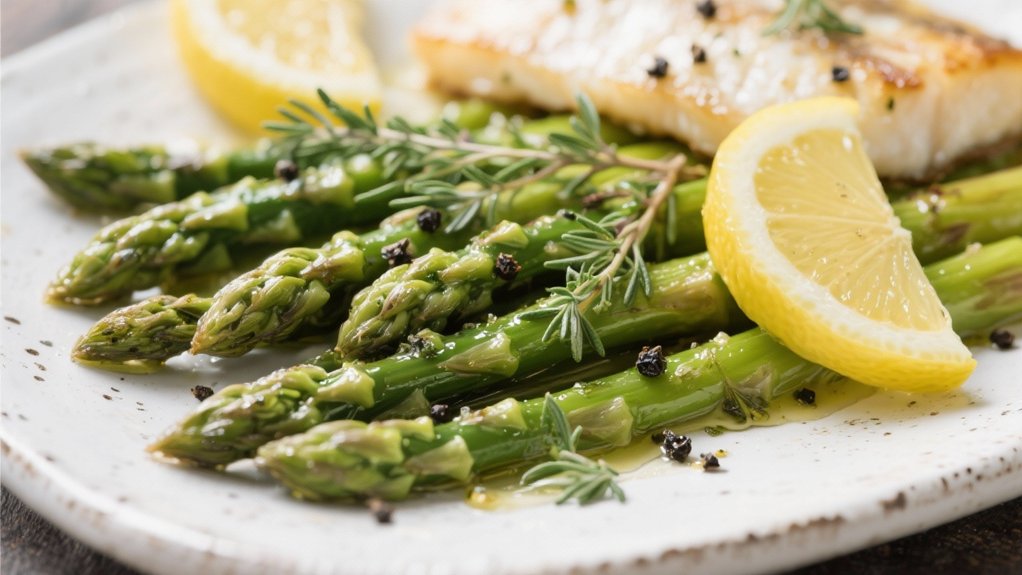lemon herb roasted asparagus