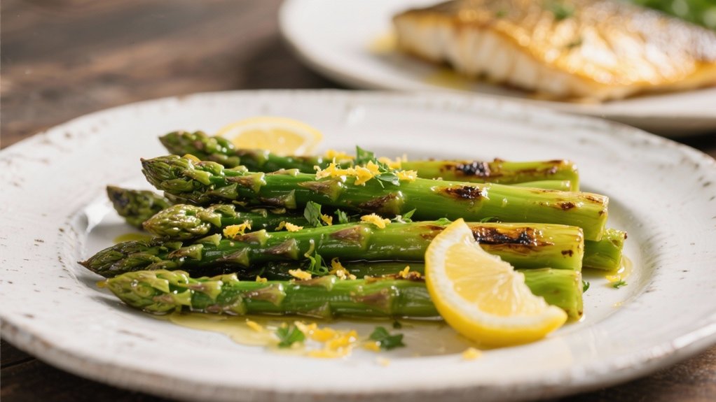 lemon herb roasted asparagus