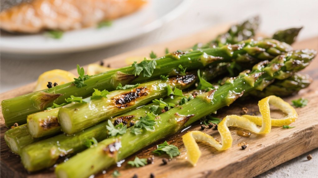 lemon herb roasted asparagus