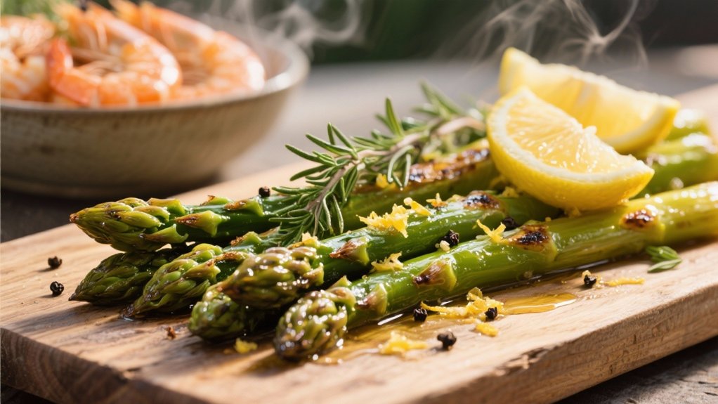 lemon herb roasted asparagus