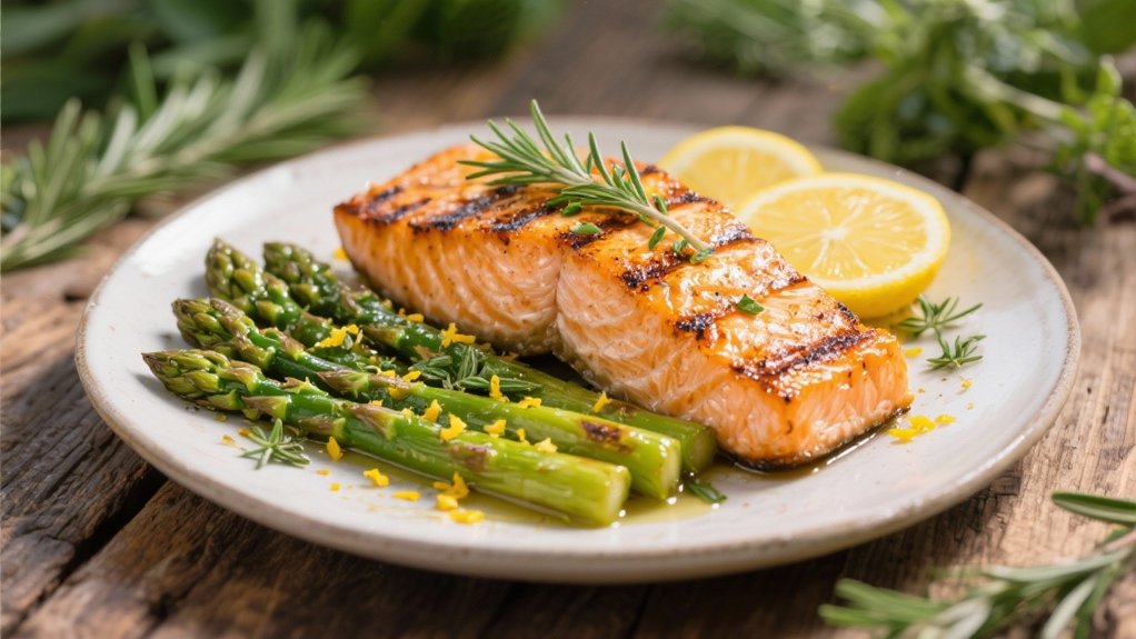 lemon herb roasted asparagus