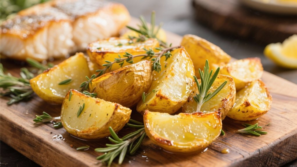 lemon herb roasted potatoes