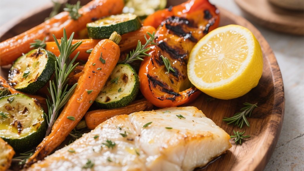 lemon herb roasted vegetables