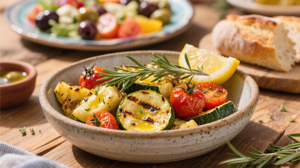 lemon herb roasted vegetables